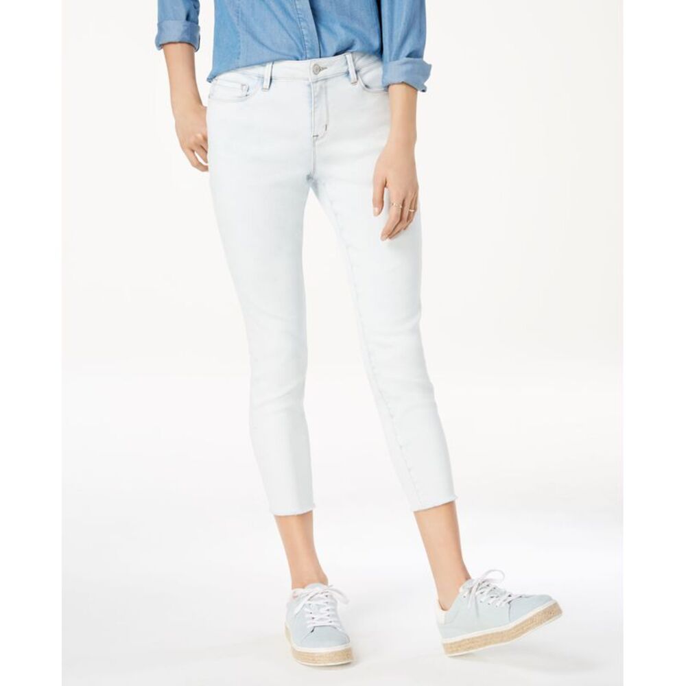 Black Daisy Juniors Billie Cropped Skinny Jeans